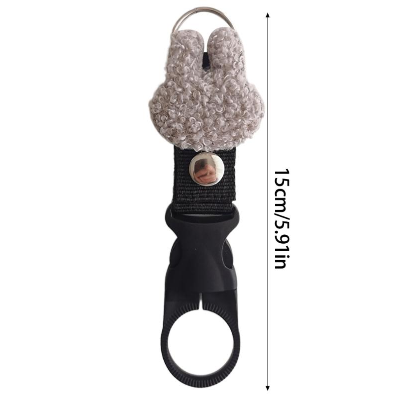 Water Bottle Buckle Clip Carabiner Embroidery Bottle Holder Belt Water Bottle Hook for Travel Hiking Water Bottle Clip