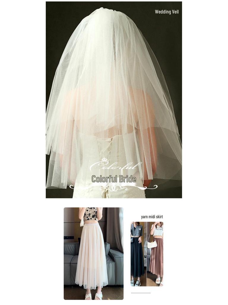 Fairy Mist Tulle Fabric: Soft Handmade Lace Veil for DIY, Clothing & Crafts