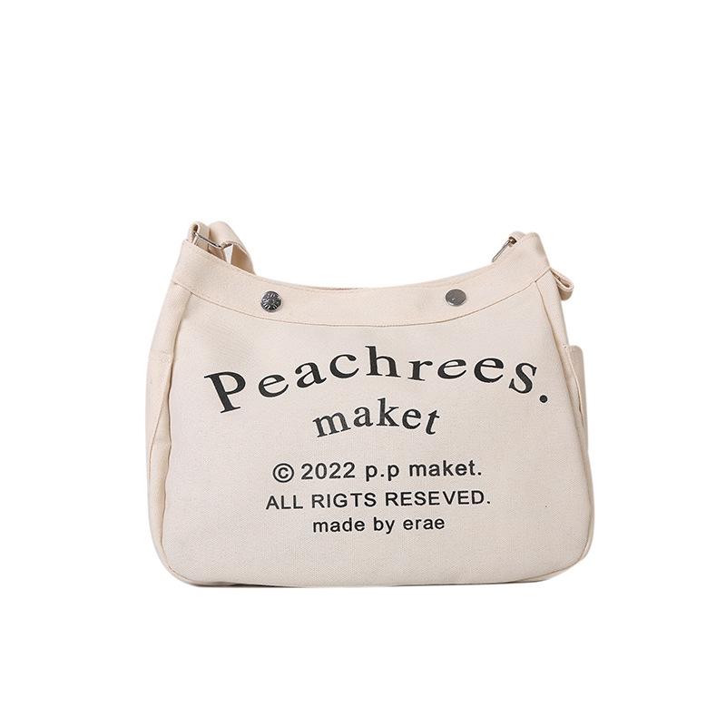

Fashiable Women Canvas Crossbody Bags 2026 New Style Fashiable Casual Large Capacity Shoulder Bag Versatile Trendy Book Bags белый