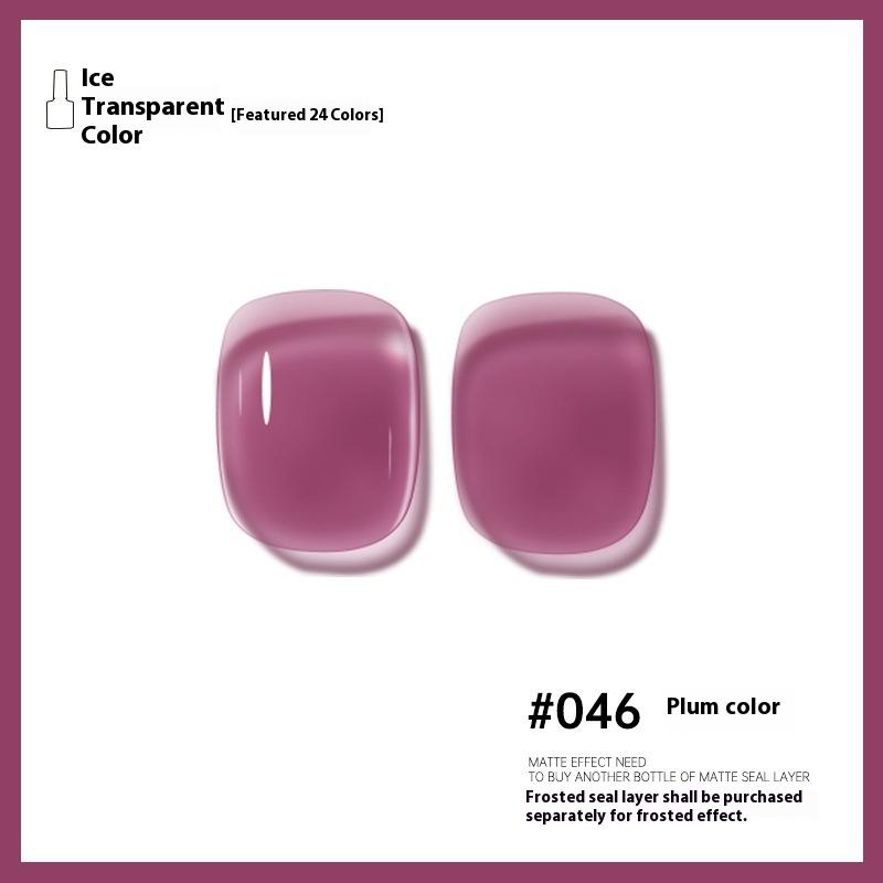 Lipici pentru unghii, un set complet de jeleu de gheață transparentă, culoare salon de unghii, special pentru fototerapie, lipici pentru ojă