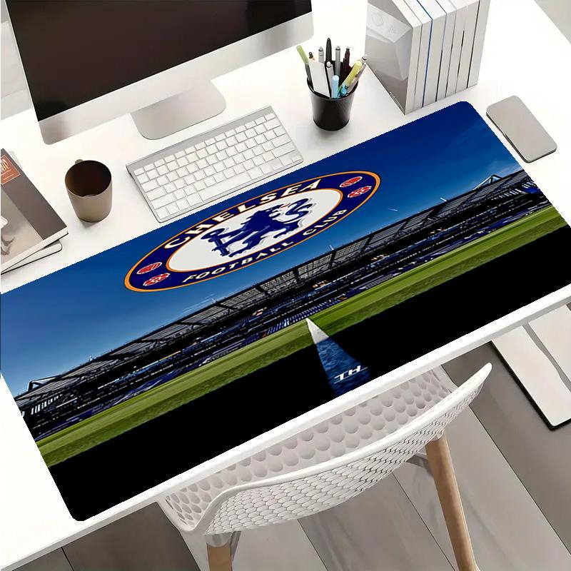Chelsea FC logo Mouse Pad - Non-Slip Rubber Base, Smooth Surface for Work,Gaming,Office,And Home Use, Desk Mouse Pad