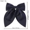 1pc Satin Large Bow Hair Clip, Securely Fastened Without Slipping, Suitable for Daily Commuting, Dating, and Photography