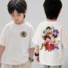 Anime Dragon Ball Cosplay TShirt Cotton Short Sleeve Tops Casual Loose Retro TShirt Men Women Kids Family Matching Outfits