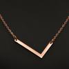 Kvinne 26 engelske bokstaver Ornament Ripple Chain Personlig brevkjede