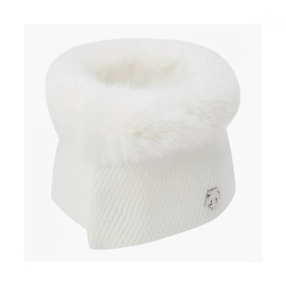 

DeScente Golf Women S Knit Fur Neck Warmer IVYGIvory/FR