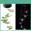 Solar Wind Chime Led Landscape Light With Waterproof Design For Patio And Garden