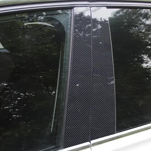 10ks/Sada Černý Kit Krytů Lišt Sloupků Dveří a Okna Piano pro TOYOTA RAV4 XA50