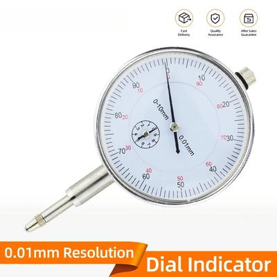 0-10mm Kadran Göstergesi Hassas Saat Tipi Gösterge Metre Kadran Delme Ölçer Göstergeleri Mikrometre Ölçüm Aletleri Karşılaştırıcı