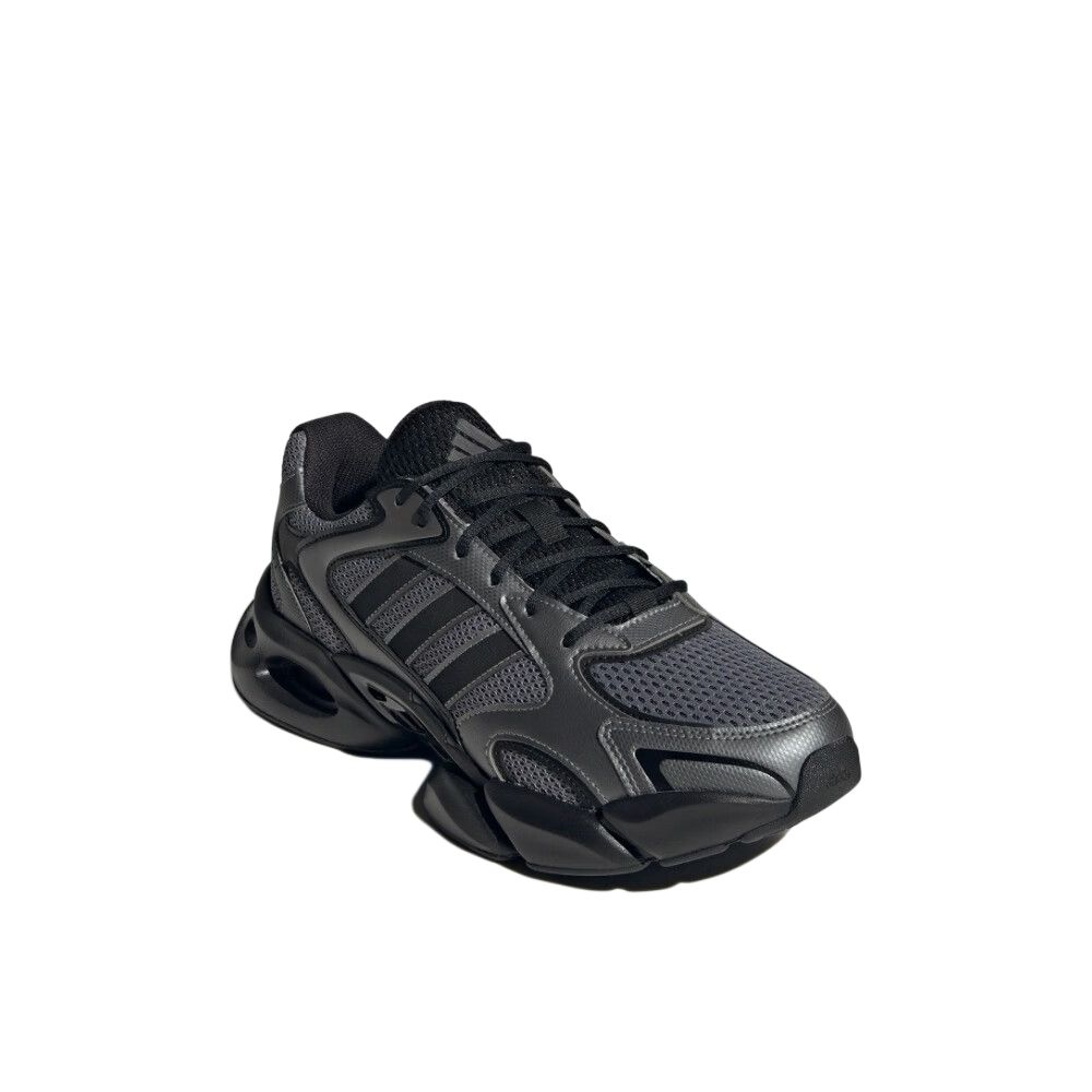 Adidas Megastride Iron Metallic Black Unisex Sneakers Grey Core-Black Grey-Three JR6335