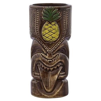 Tiki Mug - ANAFACE - Pineapple - Ceramic - 550 Ml - Brown