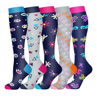 Kombinations-Wadensocken Sport-Drucksocken Elastische Kompressionssocken Atmungsaktive Beinsocken