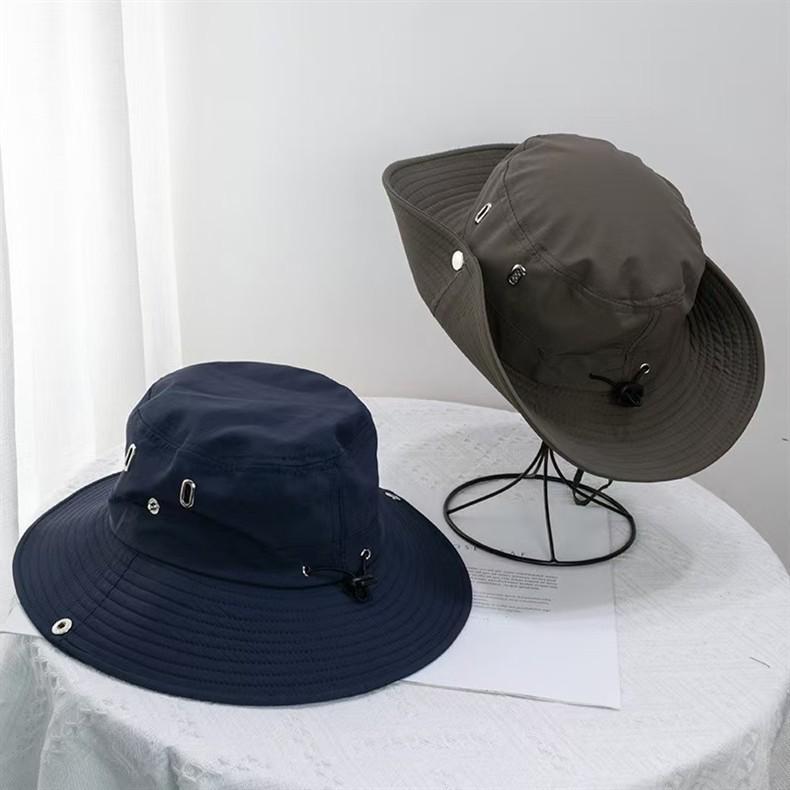 Outdoor-Sonnenschutzkappe mit breiter Krempe für Sommer, Strand, Angeln und Reisen
