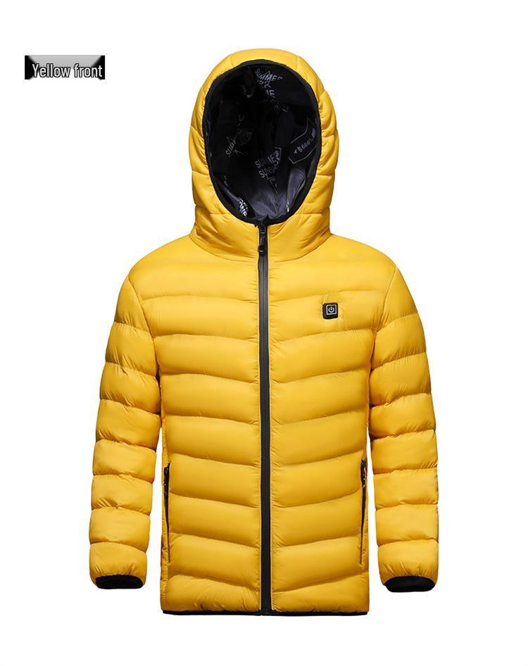 Smart USB Heated Cotton Vest for Kids - Electric Temperature-Controlled Warm Coat