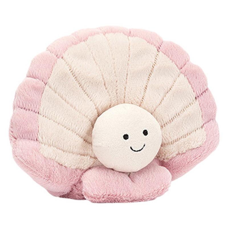 

JELLYCAT Серия Океан Клеми Моллюск Успокаивающая Кукла Плюшевая Кукла 16см высотой