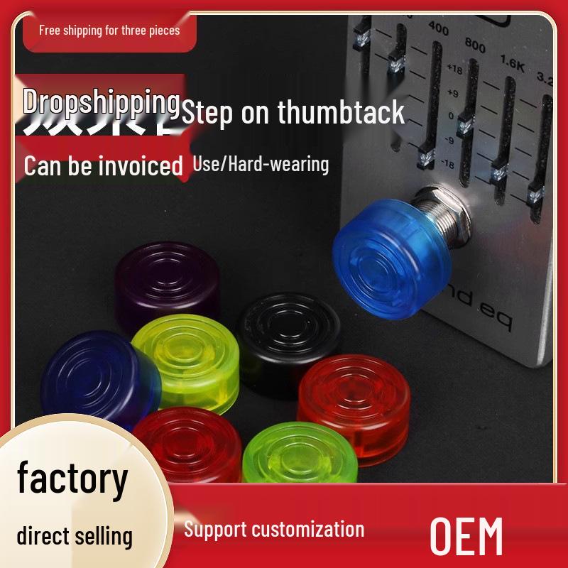 Electric Guitar Pedal Foot Switch Cap - Single Piece String Winder Accessory