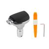 Universal PU Leather Automatic Car Gear Shift Knob Shifter Lever Handle Head Stick Replacement Interior Accessories for Kia for Hyundai