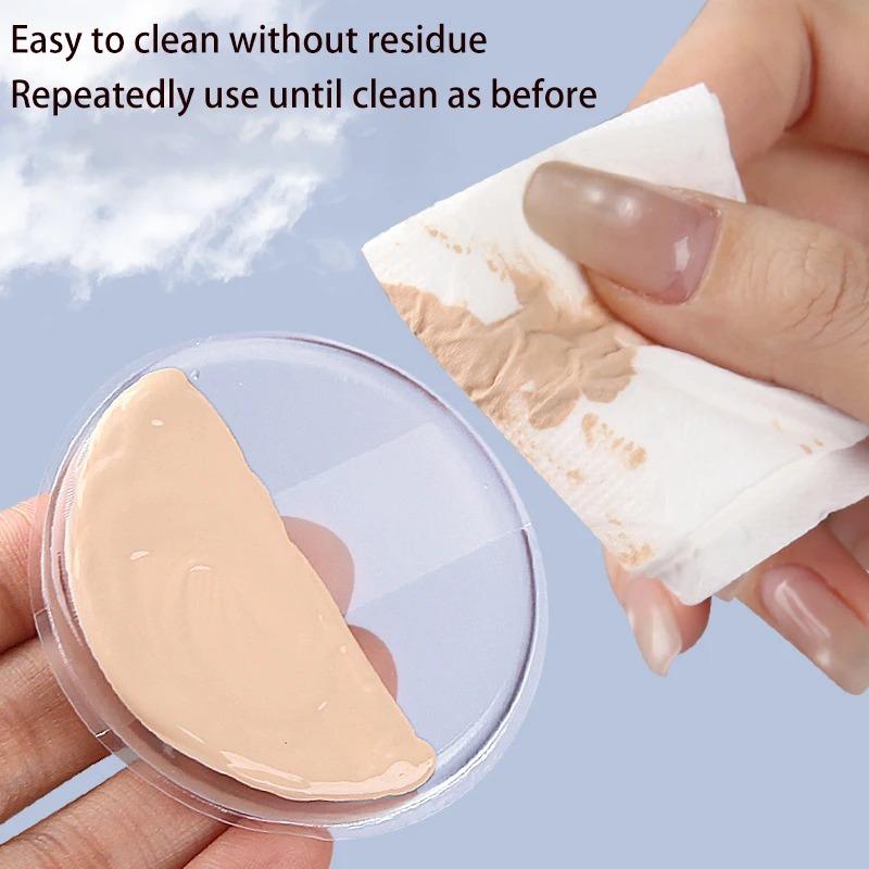 1 pieza Esponja de Maquillaje de Silicona Suave para Polvo, para Cosméticos, Rostro, Base, Crema BB, Sin Absorción de Polvo, Esponja Cosmética para Polvo, Herramientas de Maquillaje