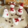 Angel Doll Hanging Plush Ornament Snowman Pattern Christmas Hanging Doll  Christmas Tree Decor