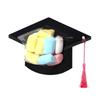 Graduation Cap Candy Cards 2026 Class Grad Candy Container with Tassel for Candy Goody Chocolate Graduation Party Favors for Students Teachers