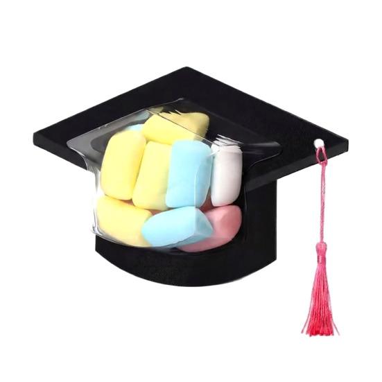 Graduation Cap Candy Cards Candy Dome Greeting Card with Tassel DIY Grad Cap Candy Box for School Ceremony Party 2026 Graduation Gifts
