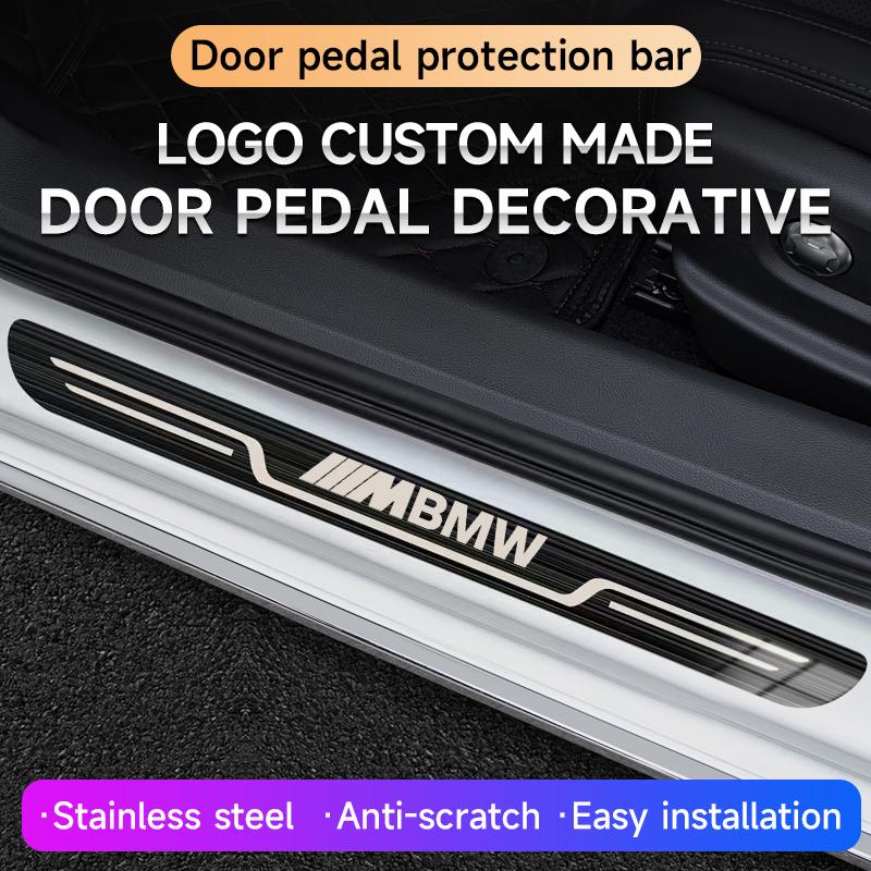 NEW Stainless Steel Threshold Bar For BMW M E46 E90 E60 F30 E39 F10 F20 E87 E36 F20 F30 1 2 3 5 7 Series X1 X3 X5