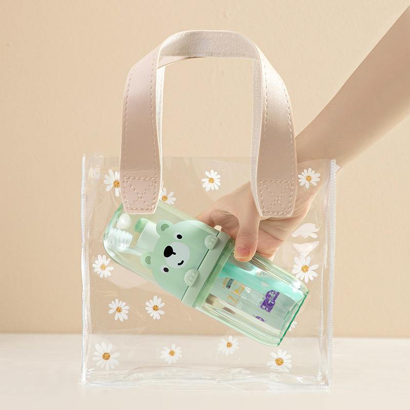 Travel Mouthwash Cup, Brushing Cup, Toothbrush, Toothbrush Cup, CHILDREN'S Set, Portable Home Washing and Toothpaste Storage