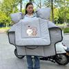 Double-Sided Waterproof Windproof Winter Quilt - Thickened, Large, and Warm with Extra Side Wings.