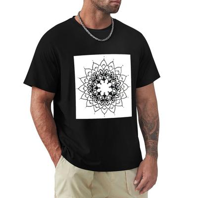 Mandala TShirt Rapper Graphic Tees Quickdrying Mens Clothing