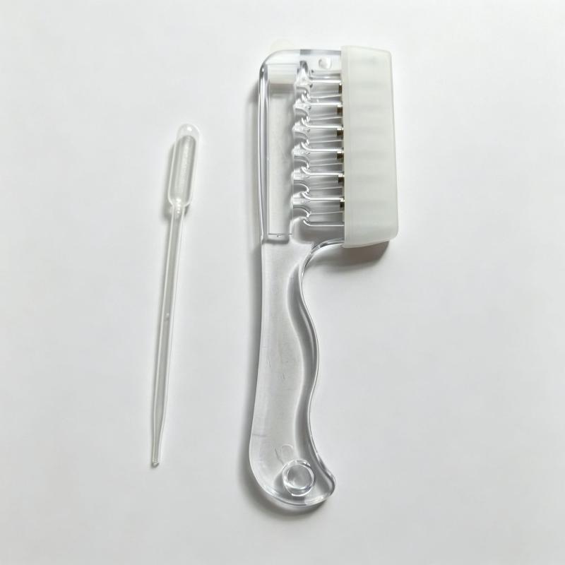 1 Set  Ball-Operated Fluid Guide Comb Liquid Comb Built In Liquid Reservoir Teeth For Hair Growth Home Hair Care Tool