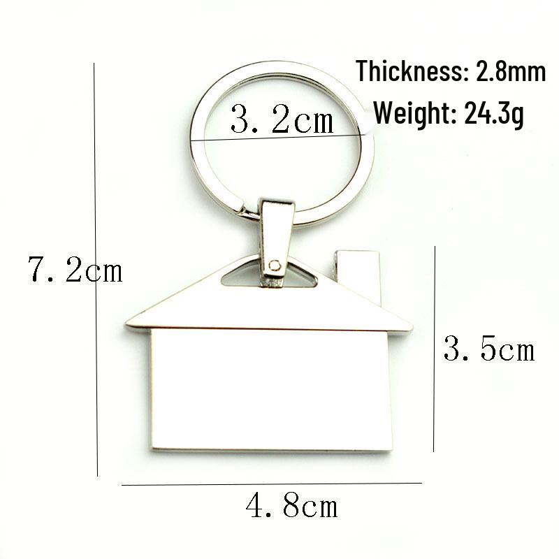 Creative House Model Keychain - Personalized and Stylish Gift for Anniversaries