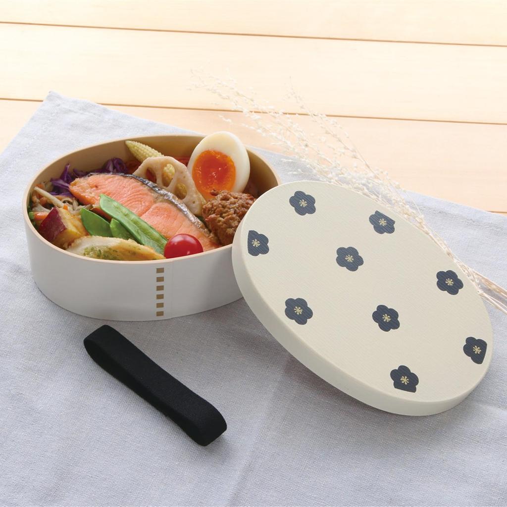 LaboClip Bento Box, Koume, Wappa Style Lunch Box, Black, C24-ZLB-BK