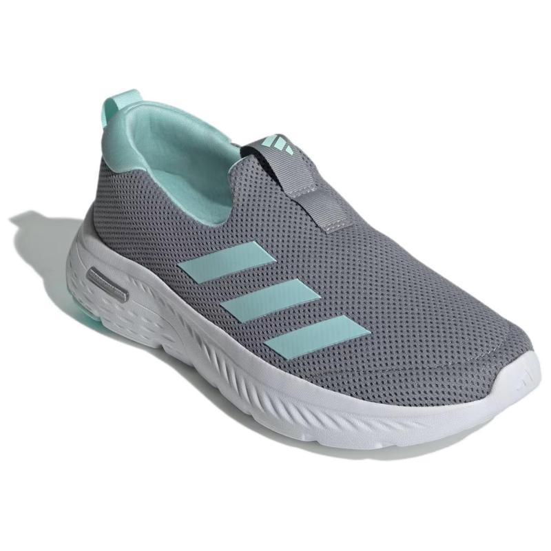 Adidas Anti-Slip Wear-Resistant Low-Top Casual Shoes Women's Gray Green Sneakers ID6514