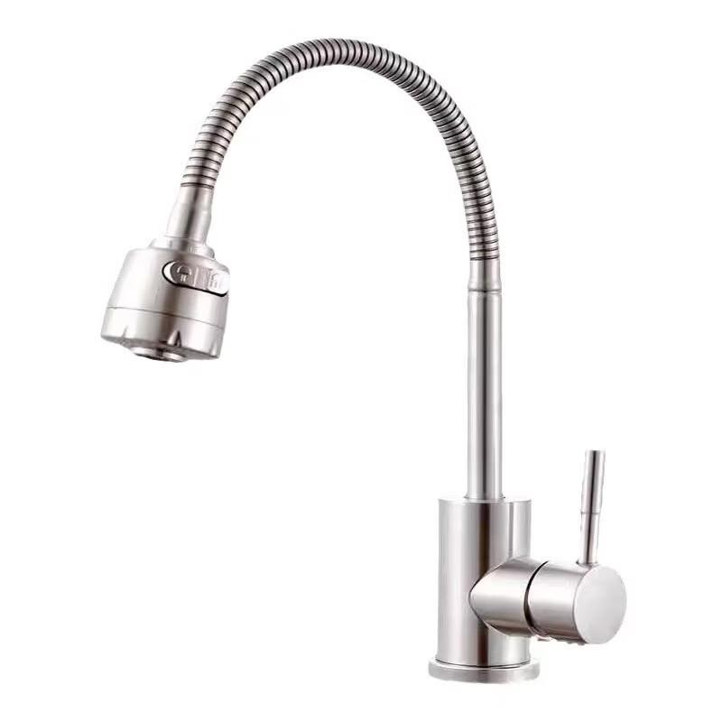 KEWNO Stainless Steel Single Cold Kitchen Faucet