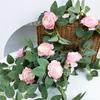Simulation Of Fake Peony Vines, Living Room Ceiling Winding Blocking Decorative Plastic Vines Artificial Green Plants