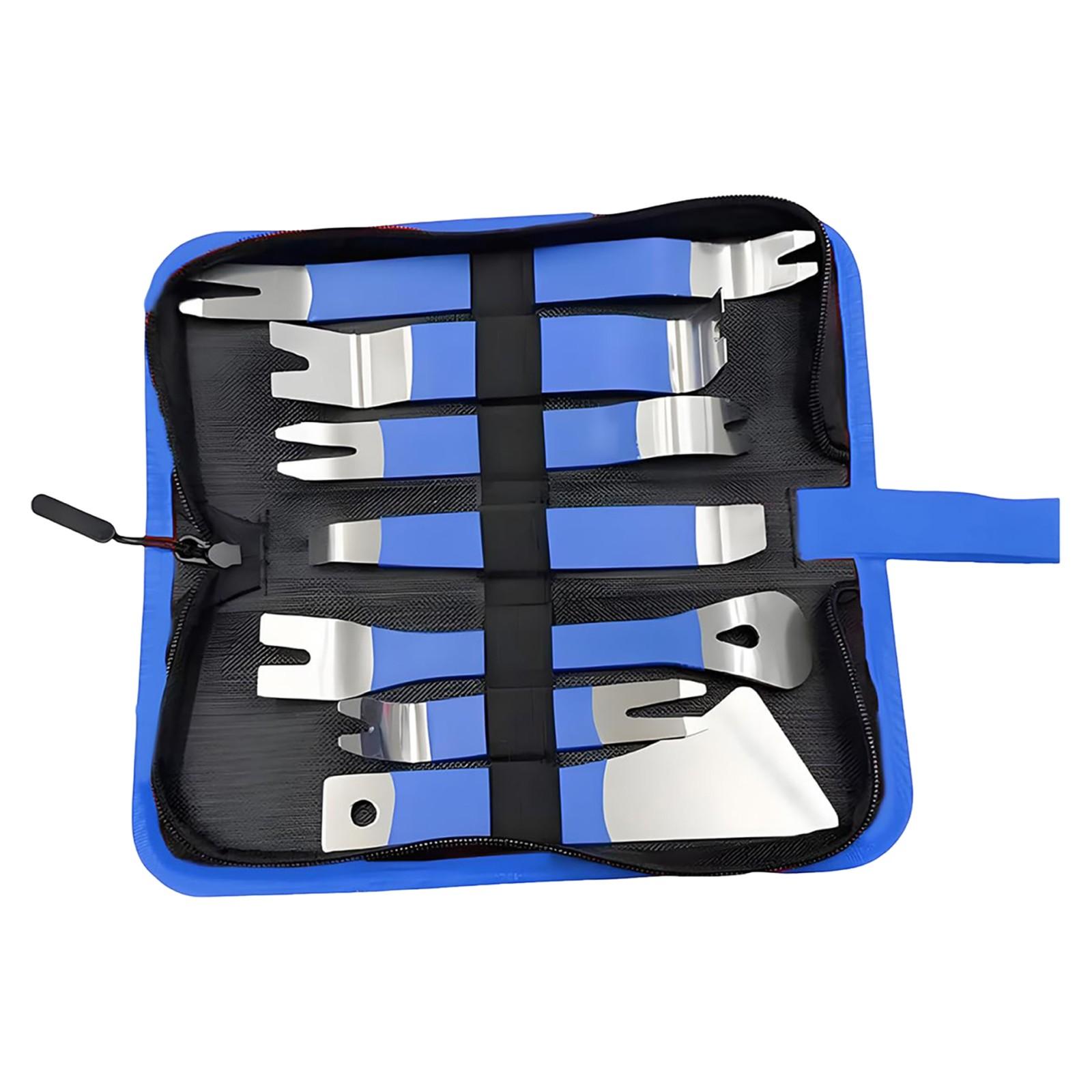 

Инструменты для снятия обшивки автомобиля, 7 шт. Набор инструментов для снятия обшивки автомобиля, Пластиковые инструменты для снятия клипс дверной панели автомобиля, Снятие внутренних крепежных элементов, Разборка аудиосистемы приборной панели One Size