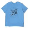 Mother's Day Badass Creative Mom WOmen's Triblend T-shirt Crewneck Sports T-shirts Novelty Fitness Funny Eur Size