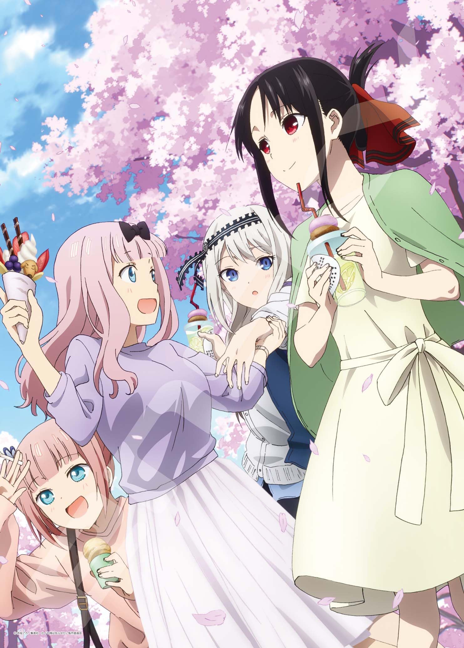 

Пазл ТВ Аниме Любовь - это война Приятная прогулка по кафе 500 деталей Кагуя-сама -Ультра Романтика- (500-508)