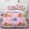 Set Letto Grizzy e i Lemming Ragazzi Ragazze Misura Singola Queen Copripiumino Federa Letto Bambini Adulti Moda Tessile per la Casa