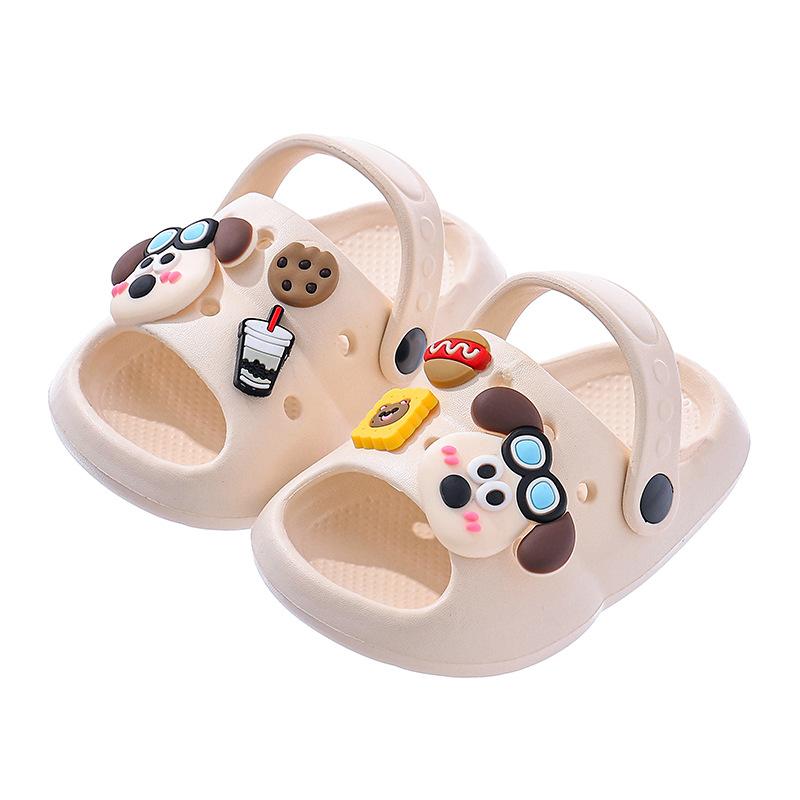 Kids EVA Thick Sole Slippers Cartoon Non Slip Indoor Baby Soft Cushion Comfortable Parent Child Home Shoes