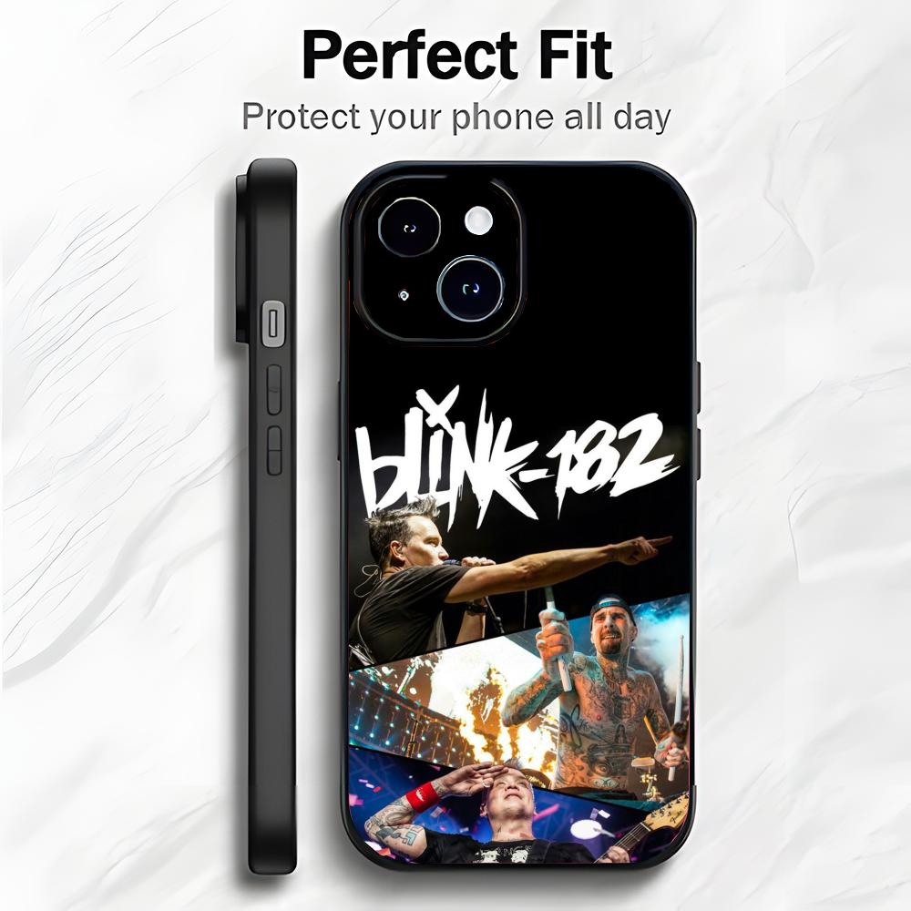 

Pop Punk Band B-Blink-182 Phone Case Phone Case Soft Packaging Lightweight For iPhone17 16 15 14 13ProMax iphone12promax