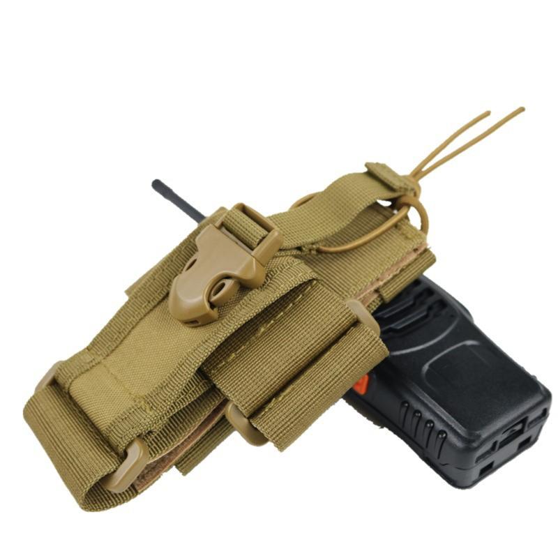 

Нейлонова сумка Molle Радіо Рація Тримач Сумка Поясна сумка Мисливські аксесуари Сумка для журналів Спорядження для страйкболу на відкритому повітрі Новинка 2025 р. чорний