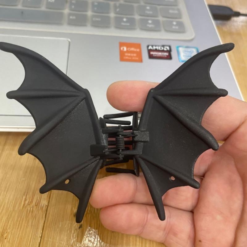 1 kus Halloweenské vlasové doplňky Kovové sponky do vlasů s netopýrem Černé barvy Roztomilá žabka pro ženy Dívčí pokrývka hlavy Dárky
