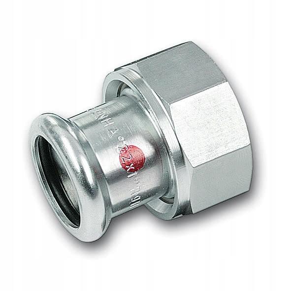 Półśrubunek z uszczelką stal-węglowa 18 mm x 3/4” SANHA-Therm