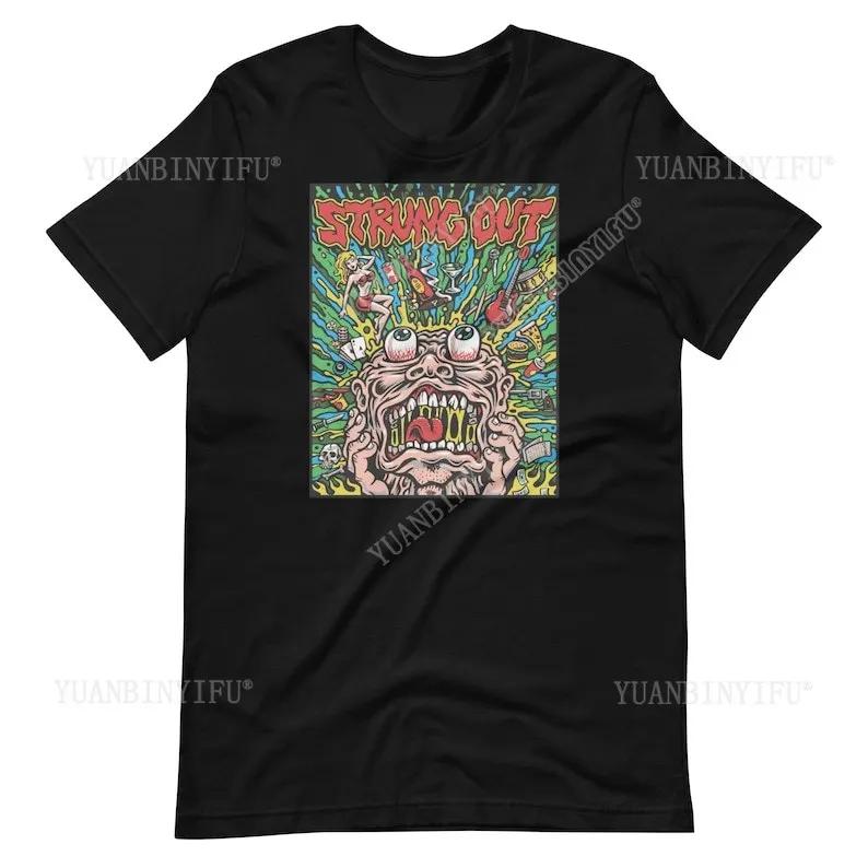 

Strung Out Premium T-Shirt Punk Band Merch Hardcore Punk Gifts for Punks - Men s Summer Cotton Graphic Tee S разноцветный