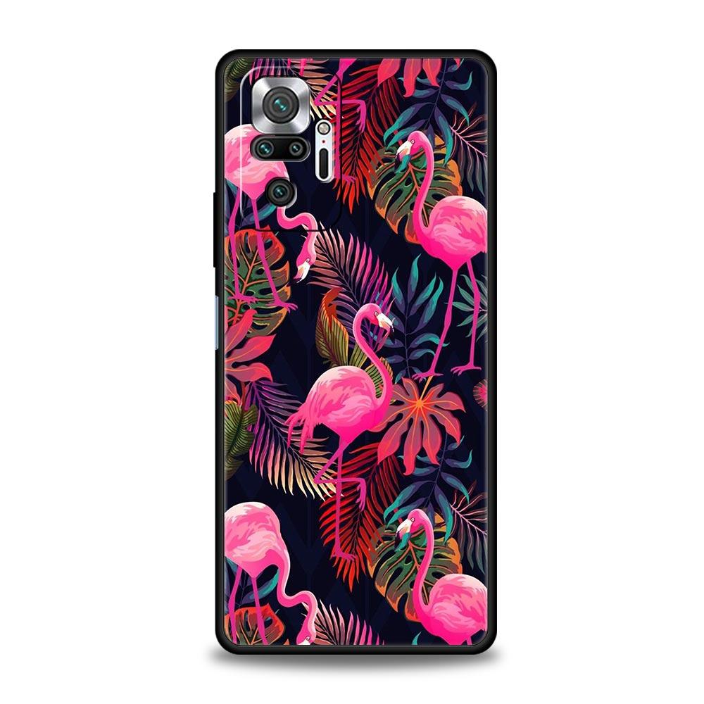 Rosa Roter Flamingo Für Xiaomi Redmi Note 12 Handyhülle 10C 10 11 9 8 Pro Plus 9S 7 8T 9T 9A 8A 9C K50 K40 Gaming Silikonhülle