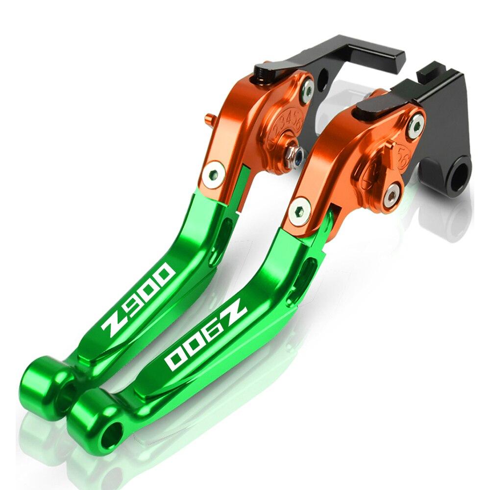 Motorcycle CNC Adjustable Extendable Foldable Brake Clutch Levers Handle Brakes Z900 For Kawasaki Z900 2017