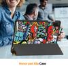 For Honor Pad X8a Case Pattern Print Leather Stand Tablet Cover