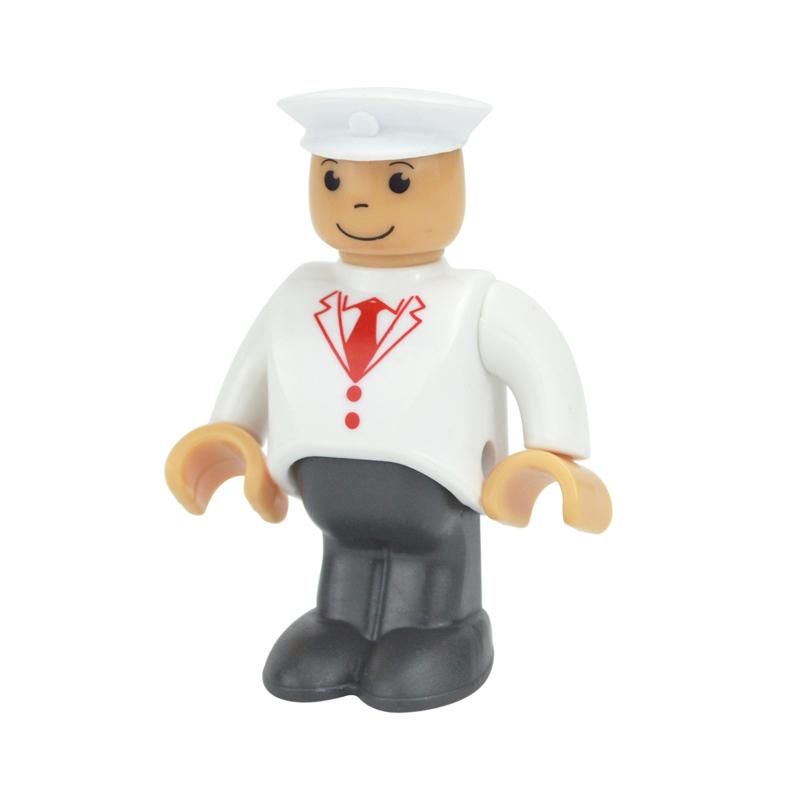 MOC Alle Arten von kleinen Mann Puppenmodellfiguren Zugcharakter Eisenbahnzubehör Bildungsgeschenk Kind für Biro Holzbahnspielzeug