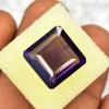 Natural Purple Tanzanite Loose Gemstone 13.1 ct Square Cut for Jewelry Making and Gem Collections