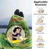 Custom 1pc Snow White's Basket Flowers Blanket, Soft And Comfortable Blanket, Casual Warm, Camping Travel Blanket, Good Birthday Gift Q9081
